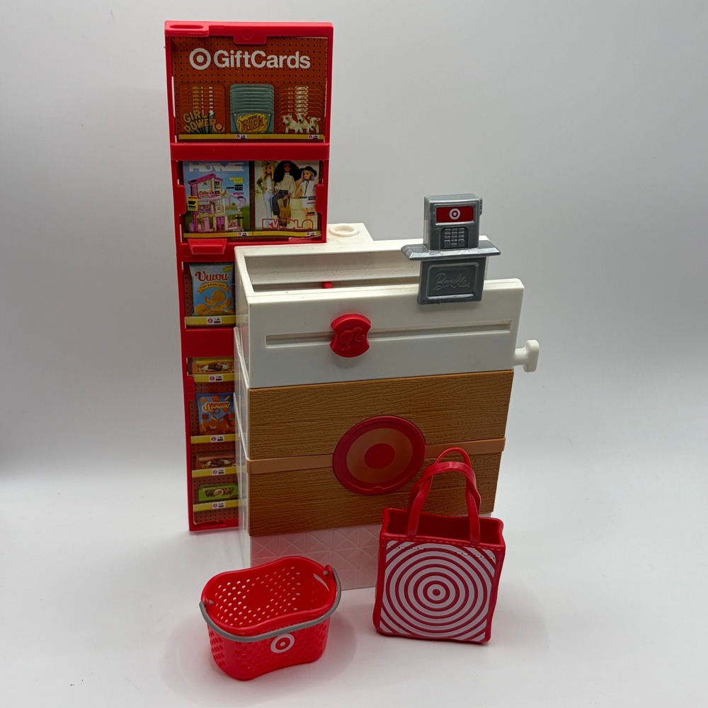 Barbie Skipper's First Job Target Checkout Playset Parts Red White Kids Toy SEO